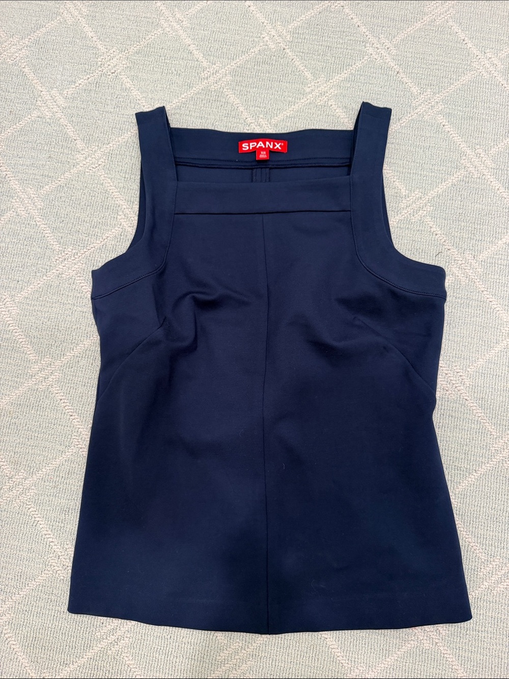 SPANX Girls' Navy One-Piece Tank with Wide Straps